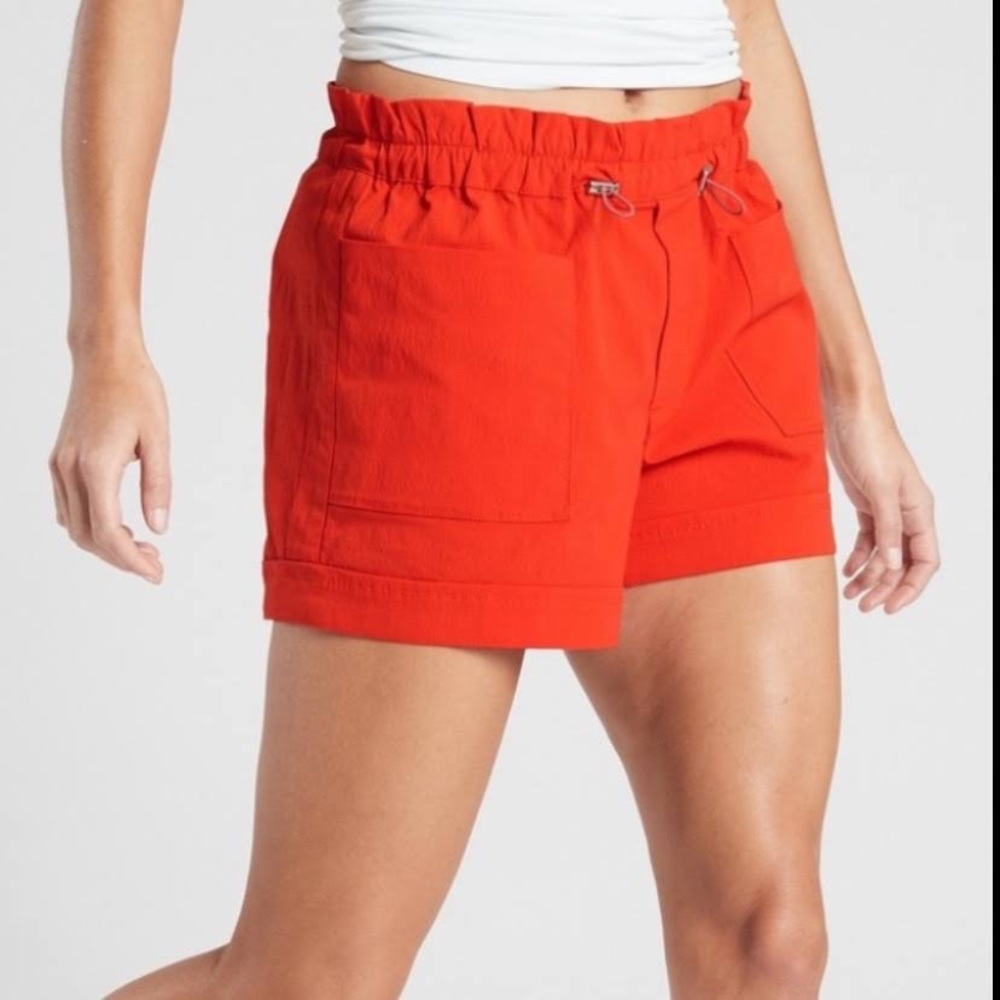 Athleta “Trekkie” Paper Bag Short - Picture 1 of 10